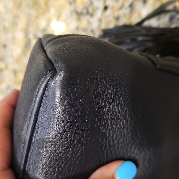 Tory Burch Black Crossbody Bag with Braided Strap and Tassle - Picture 15 of 15